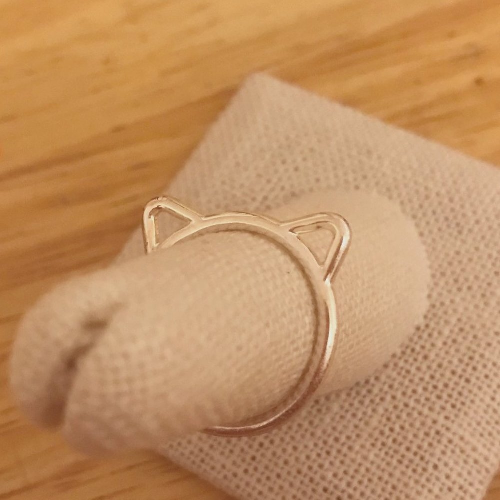 Kitty Kat Ears Ring